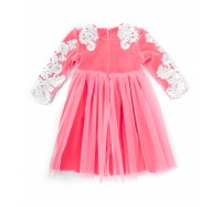 Rochie cu Beretă Coral