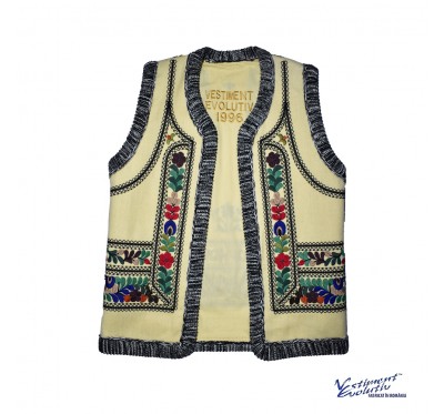 Vestă Populară Bej
